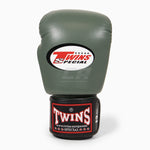 Luvas de Muay Thai Twins Special BGVL4 Preto-verde-branco