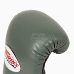 Luvas de Muay Thai Twins Special BGVL4 Preto-verde-branco