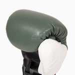 Luvas de Muay Thai Twins Special BGVL4 Preto-verde-branco