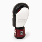 Luvas de Muay Thai Twins Special BGVL4 Vermelho-preto-branco