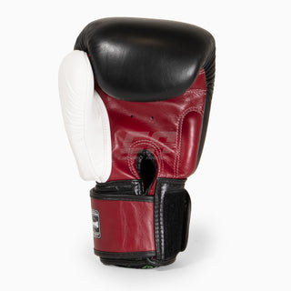 Luvas de Muay Thai Twins Special BGVL4 Vermelho-preto-branco