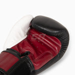 Luvas de Muay Thai Twins Special BGVL4 Vermelho-preto-branco