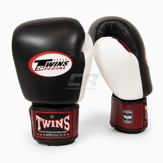 Luvas de Muay Thai Twins Special BGVL4 Vermelho-preto-branco