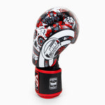 Luvas de Muay Thai Twins Special FBGVL 3 Skull Vermelho 