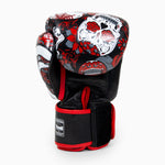 Luvas de Muay Thai Twins Special FBGVL 3 Skull Vermelho 