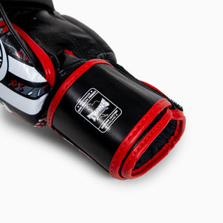 Luvas de Muay Thai Twins Special FBGVL 3 Skull Vermelho 