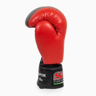 Luvas de Boxe Raptor SAP WAKO 10 Oz Preto-vermelho 