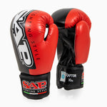 Luvas de Boxe Raptor SAP WAKO 10 Oz Preto-vermelho 