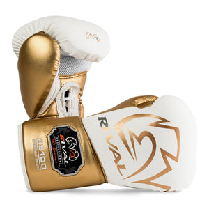 Luvas de Boxe Rival Sparring profissional RS100 com atacadores