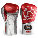 Luvas de Boxe Rival Sparring profissional RS100 com atacadores