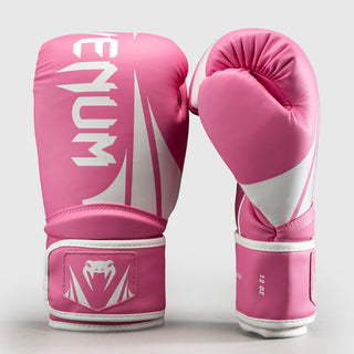 Luvas de Boxe Venum Challenger 2.5 Rosa-branco 