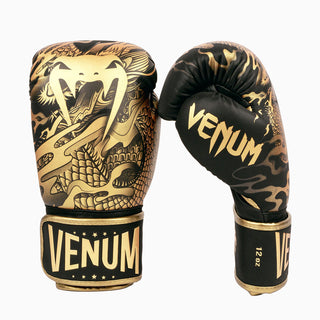 Luvas de Boxe Venum Dragon's Flight Preto-bronze 