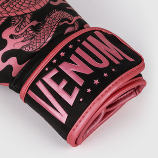 Luvas de Boxe Venum Dragon's Flight Preto-rosa 