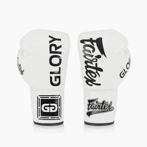 Luvas de Boxe Fairtex Glory BGLG1 Branco com atacadores