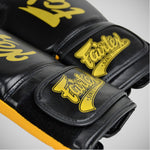 Luvas de Muay Thai Fairtex Super Sparring BGV18 Preto-Dourado
