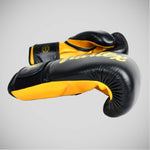 Luvas de Muay Thai Fairtex Super Sparring BGV18 Preto-Dourado
