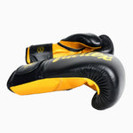 Luvas de Muay Thai Fairtex Super Sparring BGV18 Preto-ouro 