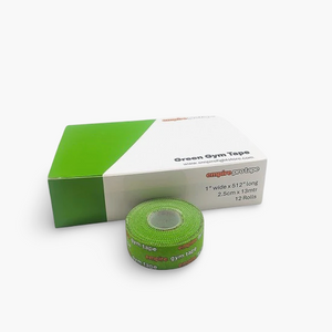 Fita verde Empire Gym Tape 2,5 cm x 13 m - Caixa com 12 un. 