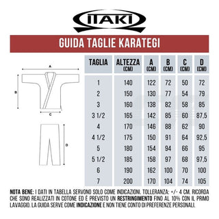 Fato karate Itaki Kata final branco Art. 54