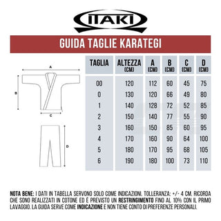 Calças de karaté Itaki Competição Art. 44P
