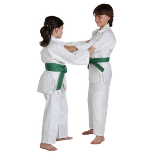 Fato judo criança Itaki Júnior Branco 
