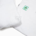 Fato judo branco Adidas J730 Champion III IJF sem listras 