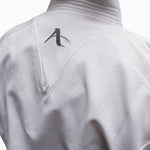 Fato karate Arawaza Kumite Deluxe Evo WKF bordado branco-Combat Arena