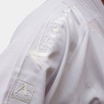 Fato karate Arawaza Kumite Deluxe Evo WKF bordado branco-Combat Arena