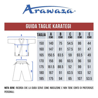 Fato karate Arawaza KIT Kumite Deluxe Evo WKF Premiere League (2 casacos + 1 calça)