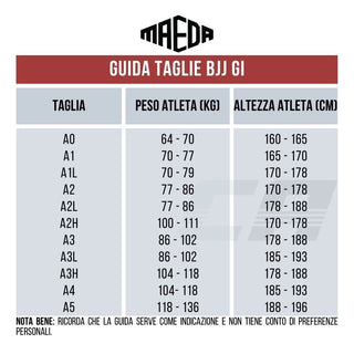 BJJ Gi Maeda Etiqueta Vermelha 3.0
