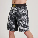 Calções de MMA Leone IUTER Barbed Wire AB04IU Preto-Combat Arena