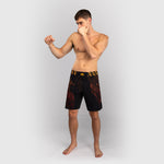 Calções de MMA Venum Quetzal Fury Preto-vermelho 
