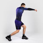 Calções de MMA Venum Tekken 8 Kazuya Preto-violeta-Combat Arena