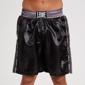 Calções de Boxe Leone Prodigy AB246 Preto-Combat Arena