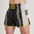 Calções kick-thai Leone IUTER Barbed Wire AB05IU Preto-Combat Arena