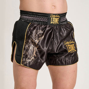 Calções kick-thai Leone x Dolly Noire AB02DN-Combat Arena