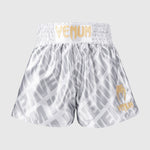 Calções kick-tailandeses Venum Contender XT Branco-prata 