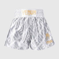 Calções kick-tailandeses Venum Contender XT Branco-prata 