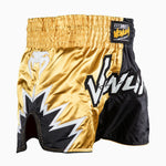 Calções kick-tailandeses Venum Inferno 2.0 Preto-dourado-Combat Arena