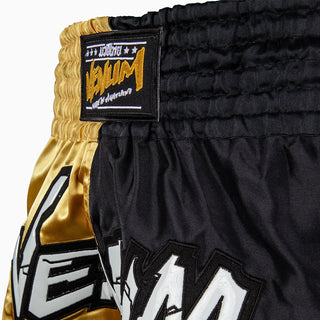 Calções kick-tailandeses Venum Inferno 2.0 Preto-dourado-Combat Arena