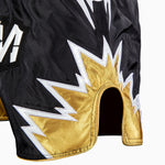 Calções kick-tailandeses Venum Inferno 2.0 Preto-dourado-Combat Arena