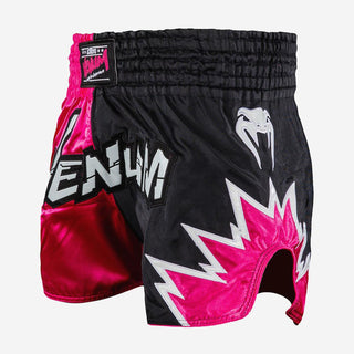 Calções kick-thai Venum Inferno 2.0 Rosa-preto-Combat Arena