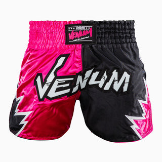 Calções kick-thai Venum Inferno 2.0 Rosa-preto-Combat Arena