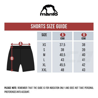 Calções de MMA Manto Varsity Preto 