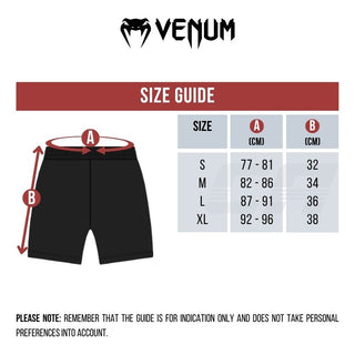 Calções kick-thai Venum Amazonia Reborn preto-vermelho 