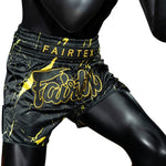 Calções de Kickboxing-Thai Fairtex BS1947 Black Marble