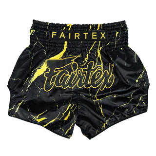 Calções de Kickboxing-Thai Fairtex BS1947 Black Marble