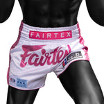 Calções kick-tailandeses Fairtex Pink Strike Edição Limitada 