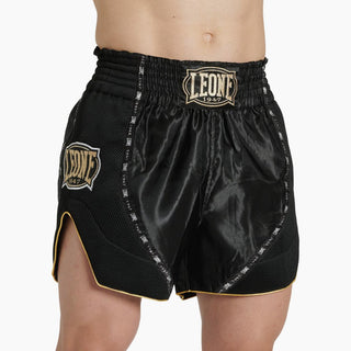 Calções kick-tailandeses Leone Classic AB881 Preto 