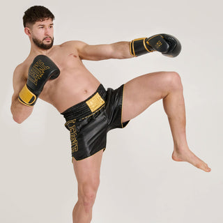 Calções kick-thai Leone DNA Premium AB969 Preto 